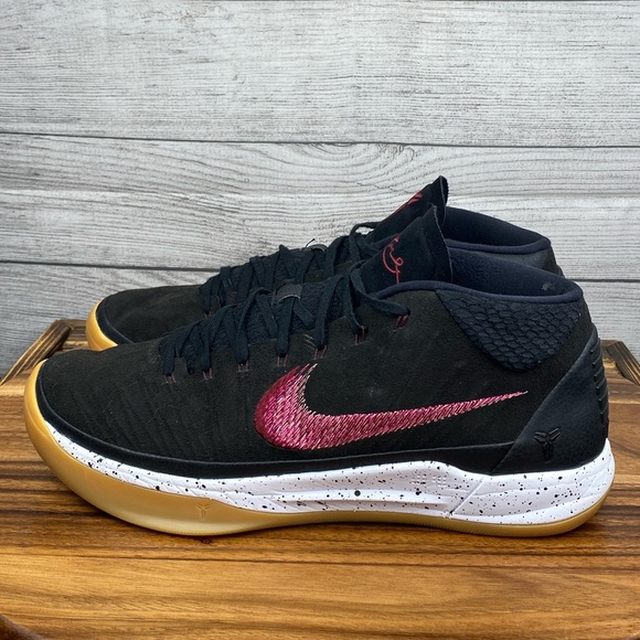 Nike Other - Nike Kobe Mamba A.D. Mid Black Pink Gum Basketball Shoe 922482-006 Men’s 12